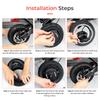 Ulip Reinforced 10*3/255*80 Inner Tube with Bent 90 degree for 255×80 90/65-6.5 80/65-6.5 Tires