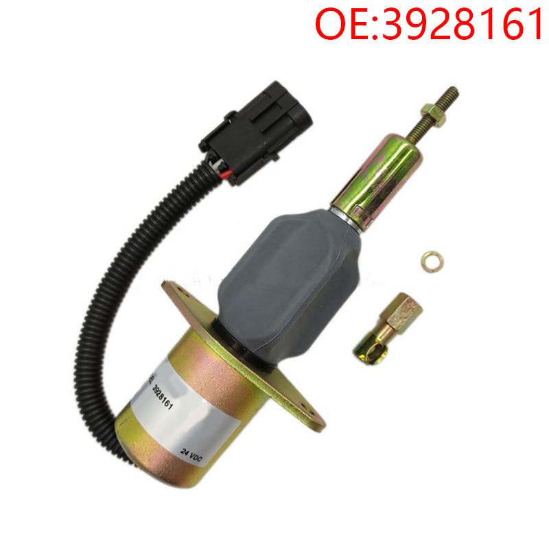 High quality New For 3930234 3928161 3964624 12V 24V Brand Ibi Ategeschakeld Stop Solenoïde Voor 6Ct 8.3L Motor