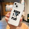 For iPhone 18 15 16 14 13 12 mini 11 Pro Max XS X XR SE 7 8 Plus Silicone Clear Cover Tennis Ball Sport Luxury Phone Case