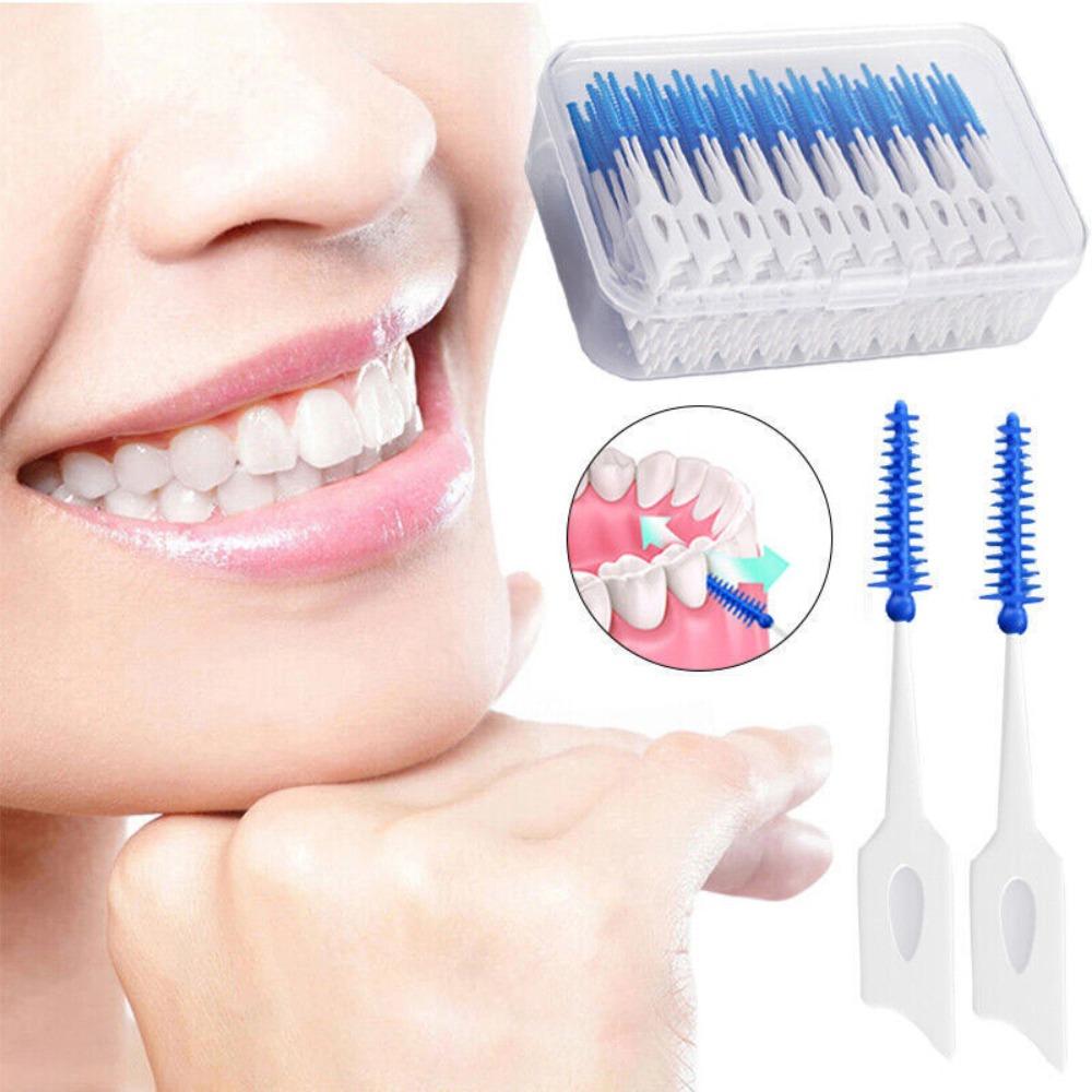 160 шт./кор. Силикагель для межзубных промежутков Tooth Gap Мягкий очиститель зубов Новая зубная нить для ухода за полостью рта