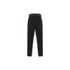 Nike Dri Fit Solid Logo Прямые брюки с высокой талией Повседневные женские брюки Черные DO6785-010