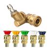 High Pressure Washer Nozzle Tips Wand Coupler Power Spray Kit 4500 PSI