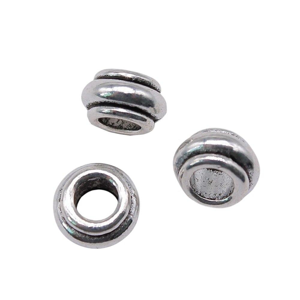 Бусины с большими отверстиями, свободные бусины-разделители, мужские аксессуары, украшения ручной работы для мужчин