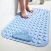 1 шт. ПВХ Нескользящий коврик для душа с присосками и дренажными отверстиями, Массажный коврик для душа, Коврик для ванной, Коврик для ванны, Коврики для ванной