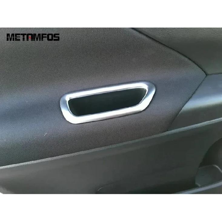Front Door Storage Box Cover Trim Frame Bezel For Nissan Serena C27 2016 2017 2018 Matte Accessories Car Styling