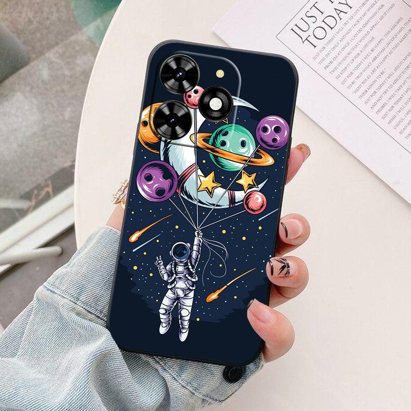 Чехол для телефона Tecno Spark 10 Pro, астронавт, силиконовый, защита камеры, задняя крышка для Tecno Spark10 5G 10Pro 4G, Funda Coque