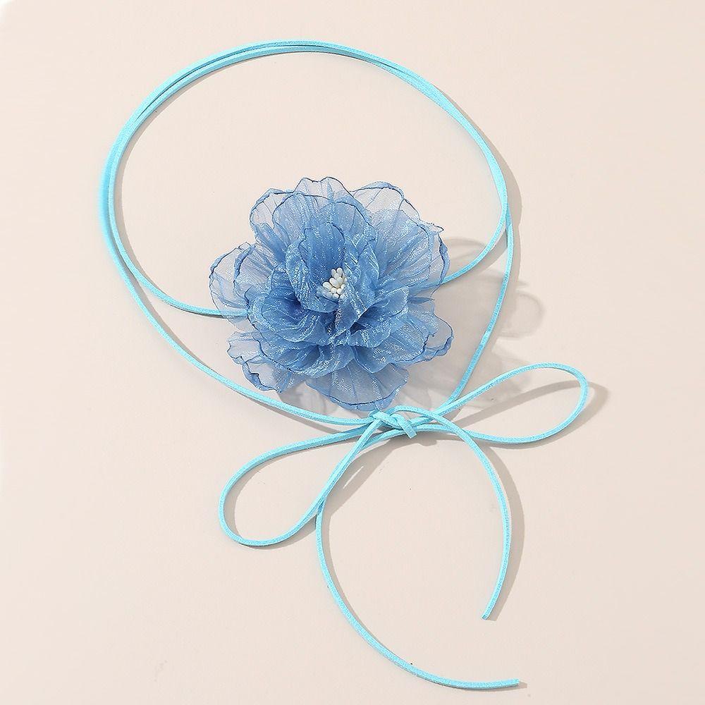 Wax Line Hand-tied Necklaces Y2K Choker fashion Leather wax necklace