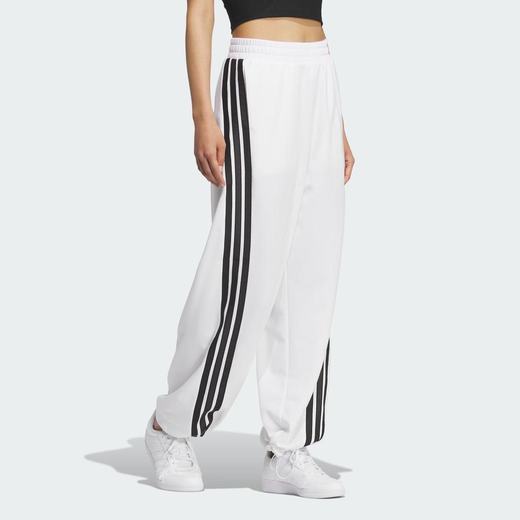 Adidas Танцевальные брюки Ss25 Story Interlock Banana Свободные Удобные Полосатые Повседневные Женские Брюки KF4927