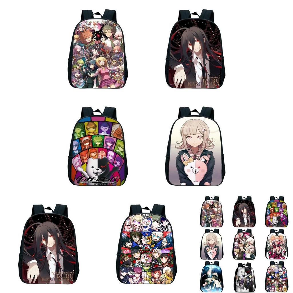 Рюкзак с аниме-принтом Danganronpa, водонепроницаемый, высокой вместимости, легкий, портативный, идеально подходит для школы и путешествий