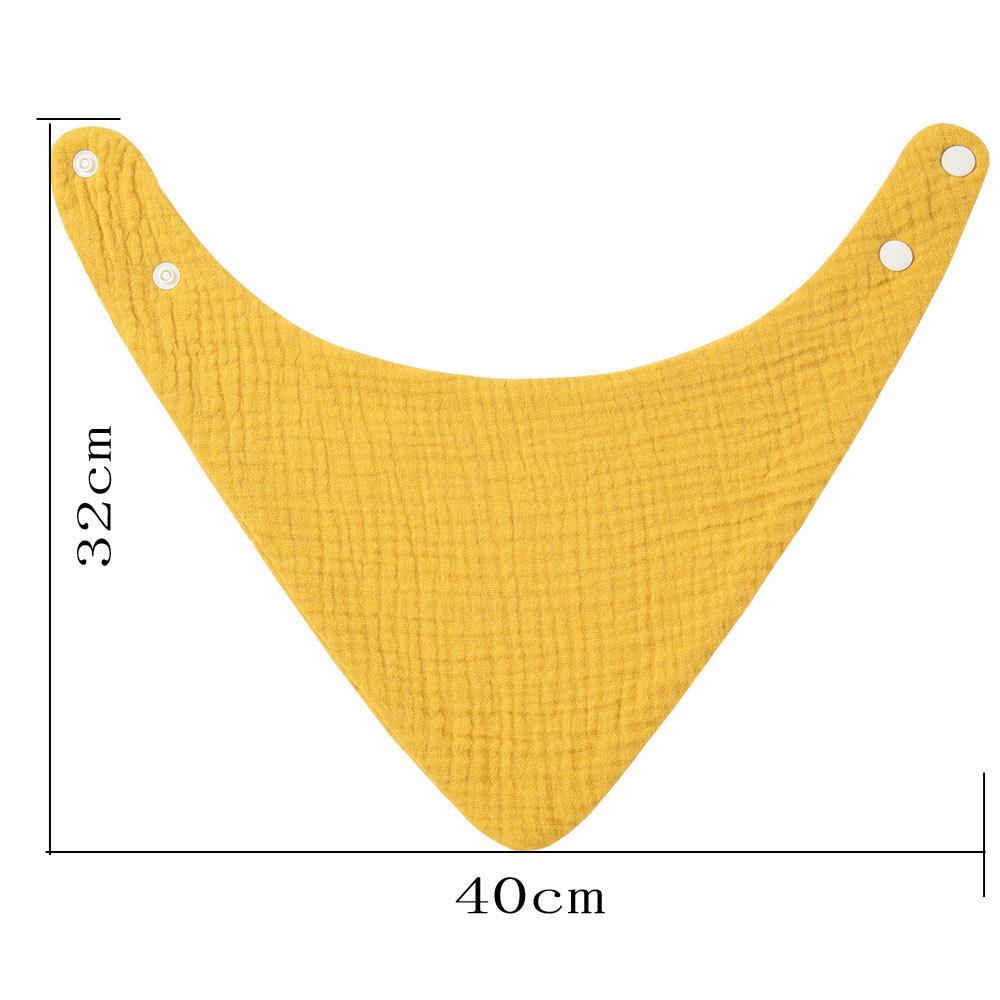 Муслиновый детский нагрудник из хлопка для младенцев, однотонный шарф, полотенце для кормления и слюны, бандана, отрыжка, аксессуары для мальчиков и девочек, новорожденный