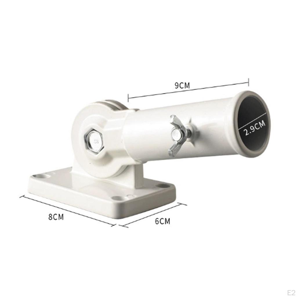 Базовый кронштейн держателя флагштока с винтами для внутреннего дворика дома