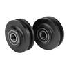 2Pcs Sliding Barn Door Wheel Closet Hardware Roller Cabinet Window Pulley Home Use