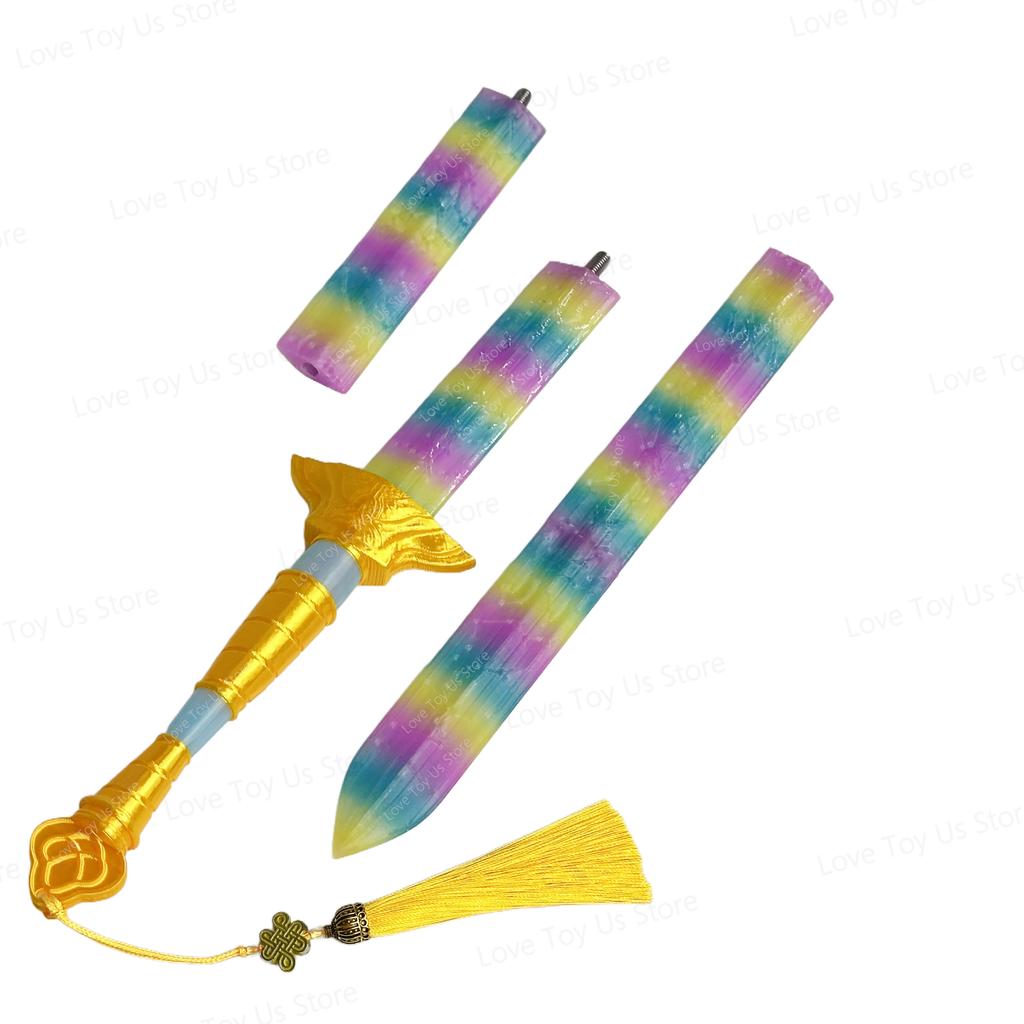 Rumi Sword Cosplay Costume Accessories Lights Colorful Women Roleplay 3D Printing Arms Props Halloween Carnival Party Gifts