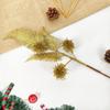 Christmas phoenix tail leaf cuttings simulation fake flower Christmas decoration wedding photography window holiday props