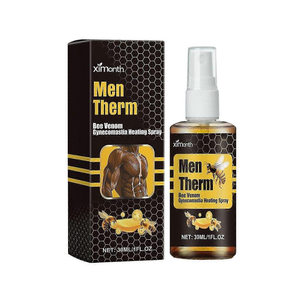 Men's Chest Firming Spray, Male Care, Body Contouring, Non-Greasy, Skin Tightening ,30ml
