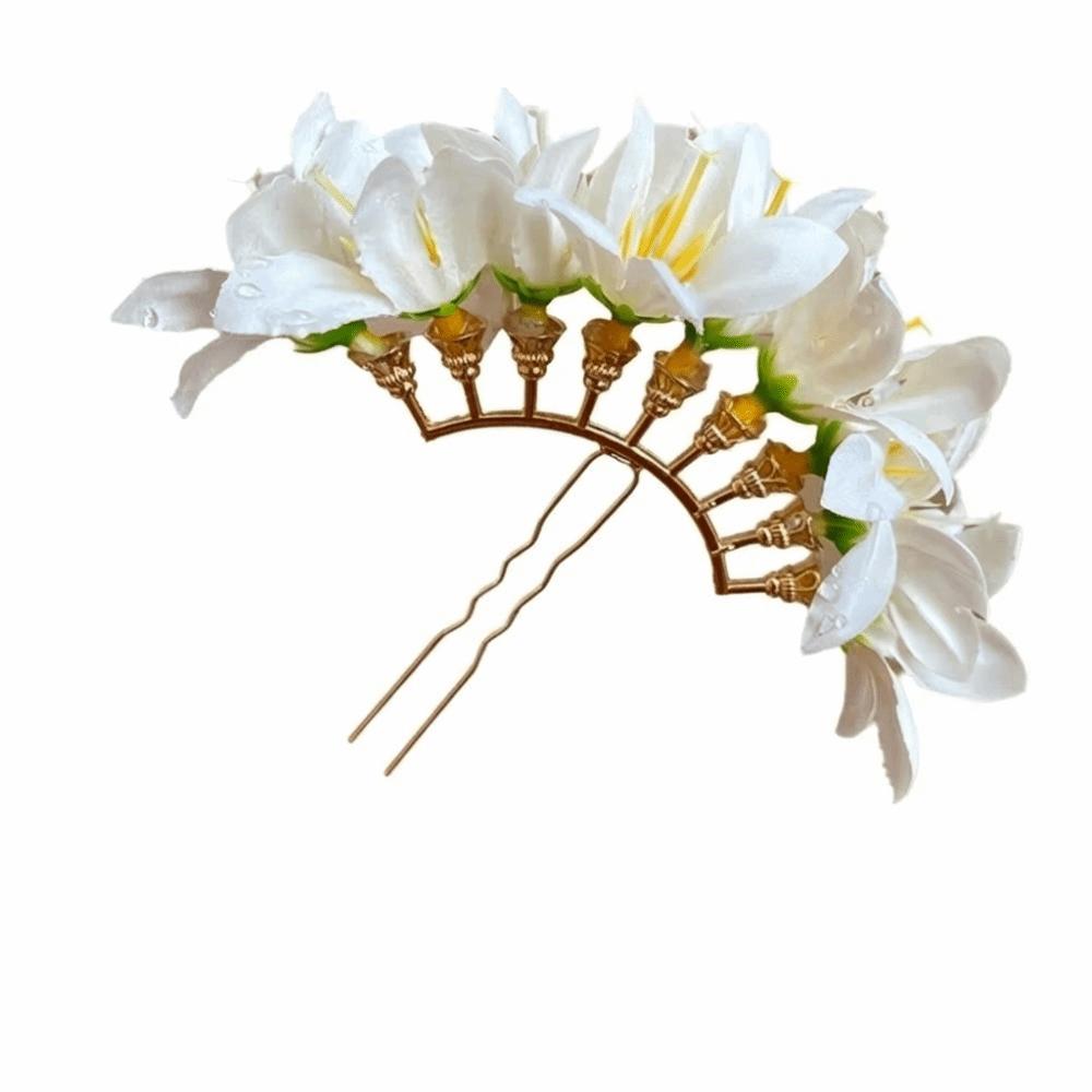 Fairy Chinese Style Side Clip Bohemian Thai Hair Fork Headdress Bride Hair Accessories Beach