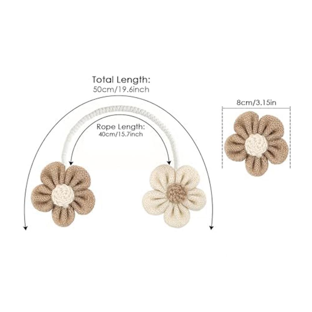 Подхваты для штор из веревки, Подсолнухи, Цветочный дизайн