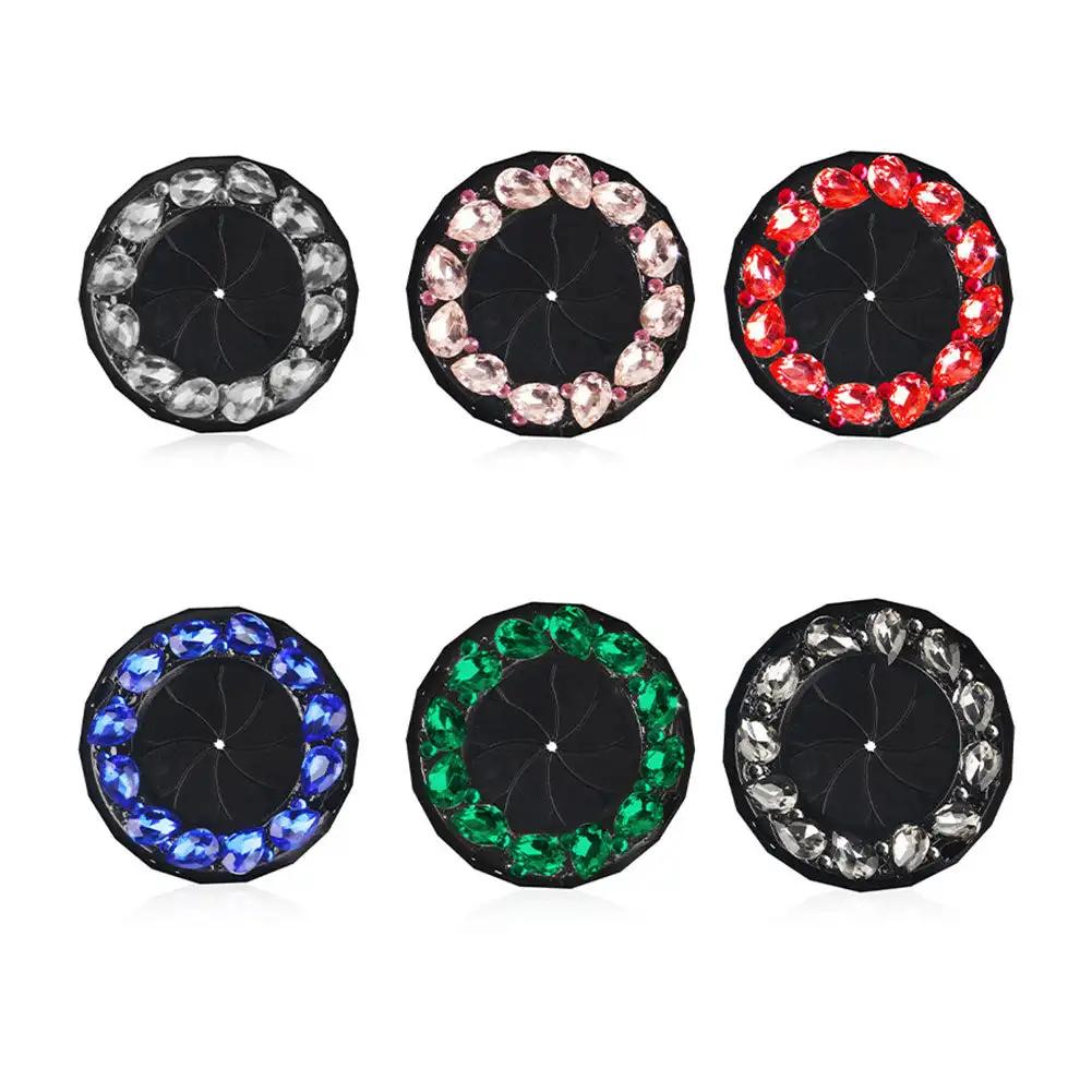 Вращающаяся хрустальная кнопка запуска и остановки двигателя автомобиля, крышка переключателя зажигания, защитный колпачок, декоративная наклейка