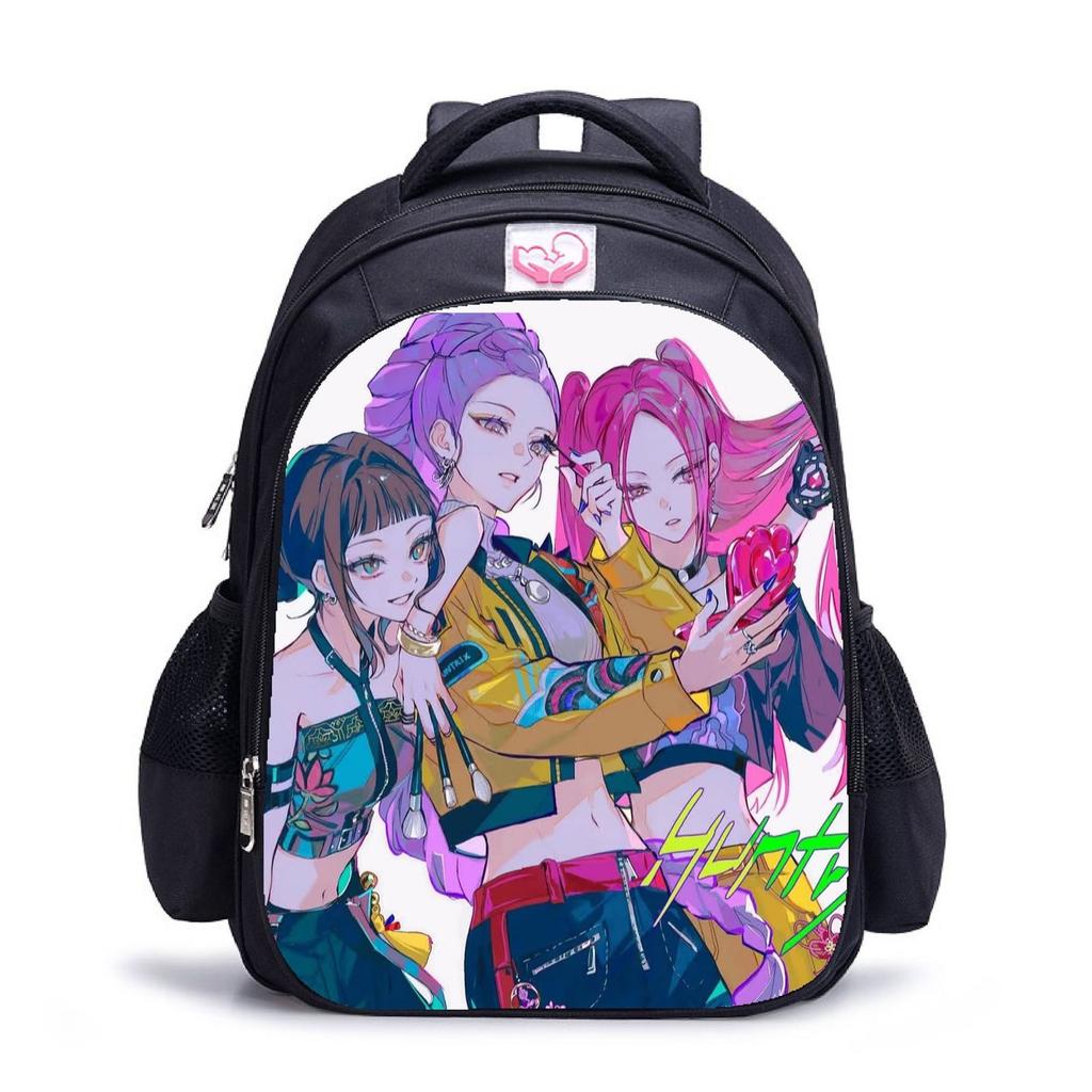 Повседневная сумка через плечо с рисунком из мультфильма для учеников младших классов средней школы, рюкзаки большой вместимости