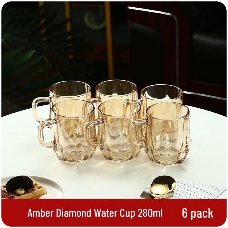 Haofeng European Style Glass Teacup Set