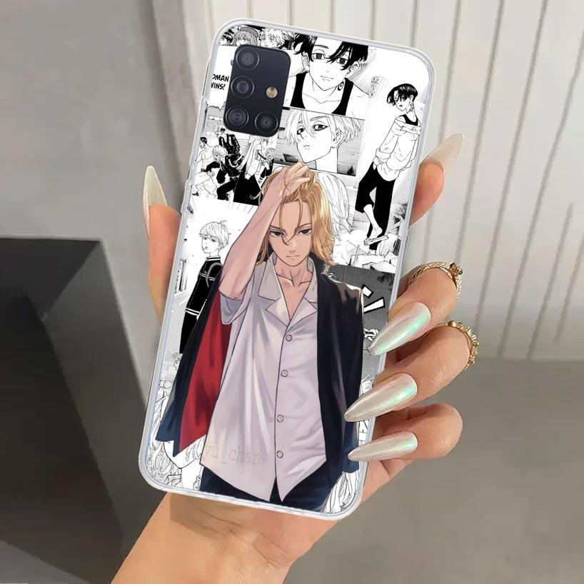 Чехол для телефона с аниме Tokyo Aevengers для Samsung Galaxy A52 A32 A22 A12 A02S A50S A30S A10S Note 20 Ultra 10 Plus S10 A31 A20 A71 A7