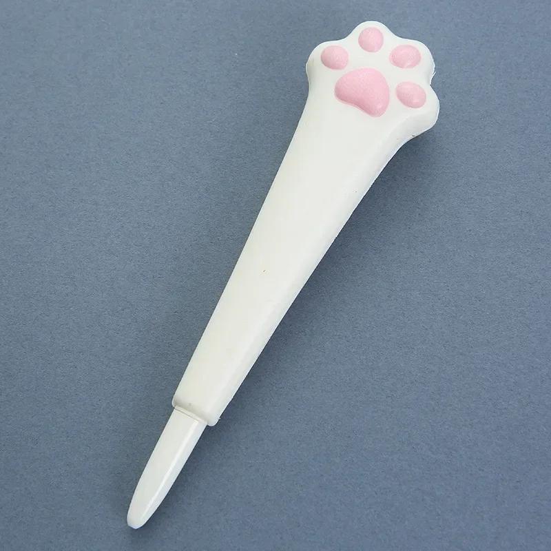 Cute Cartoon Fruit Animal Decompression Gel Pen Creative Fun Kid Soft Elastic Pinch Pen Student Stationery School Supplies