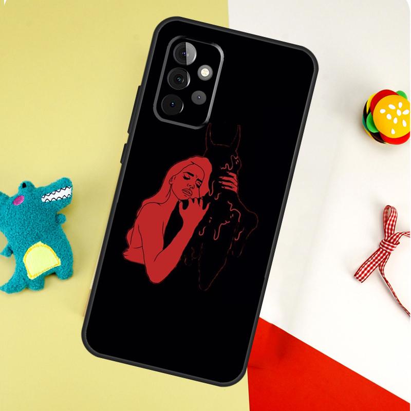 Чехол для телефона Devil Girl Woman для Samsung Galaxy A22 A32 A52 A54 A34 A14 A55 A35 A15 A53 A33 A13 A05 A06 A16