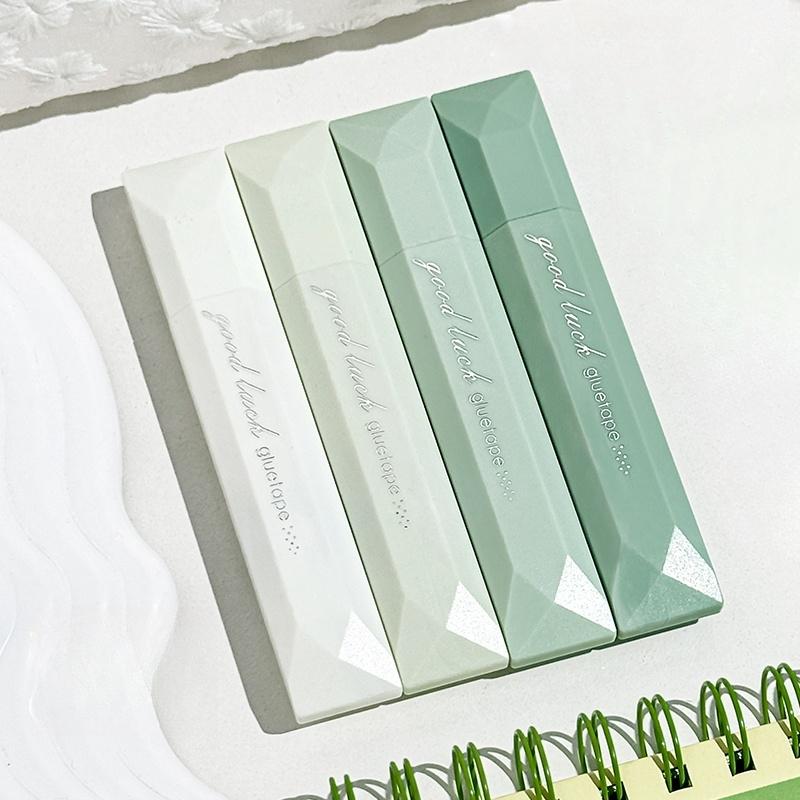 4/5 шт. Клейкая лента градиентного цвета, ручка-роллер для двусторонней клейкой ленты, для заметок, дневника, рукоделия