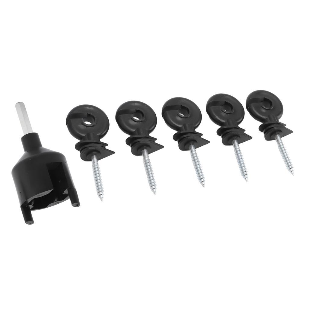 50 шт. Электрический забор изолятор ввинчивающийся изолятор забор кольцо столб деревянный столб изолятор с