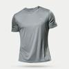 Men's Summer Sports T-shirt Ice Silk Loose Speed Drying Fitness Half Sleeve Large Top Casual Cool Breathable Short Sleeve
