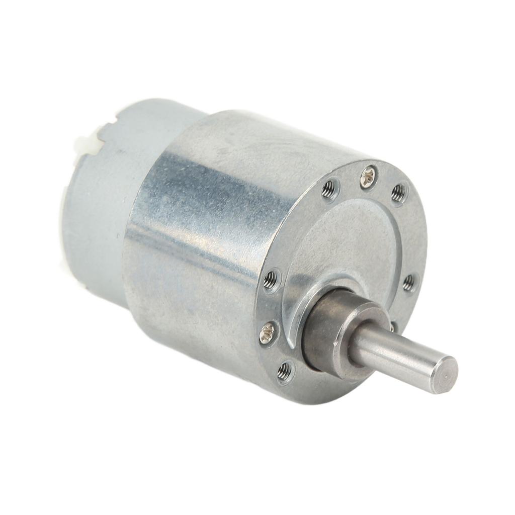 Worm Geared Motor 8RPM JGB37 500 Reversible Self Locking DC Reduction Motor for Automation DC12V