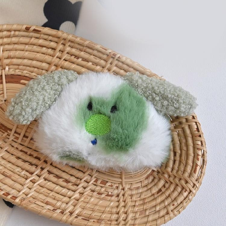 Игривая плюшевая собачка Брошь-булавка Стильный кулон для сумки Акцентное подвесное украшение Плюшевая текстура для повседневного или официального мероприятия