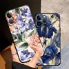 Красивый чехол с цветами для Apple iPhone 17 Pro Max 13 14 11 15 Pro 7 8 16 Air XR XS MAX 12 Funda Чехол для телефона