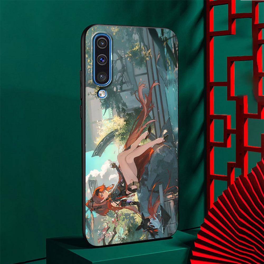 Wuthering Waves Yin lin Case for Samsung Galaxy A03 A04s A20 A30 A20e A70 A70s A50 A40 A30s A50s A20s A10s TPU Black Phone Cover