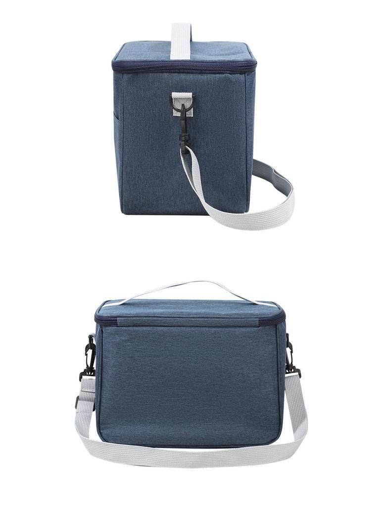 Изолированная сумка для ланча бенто большой вместимости - Водонепроницаемая, толстая, подкладка из алюминиевой фольги для пикников
