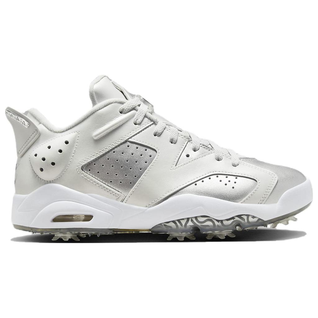 Мужские кроссовки Air Jordan 6 Retro Low Golf Gifting Pack Silver Photon-Dust Metallic-Silver FD6719-001