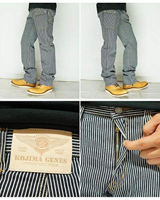 Kojima Jeans 13oz Denim Cargo Made In Pants, Japan, Men's, RNB-1127B-Hickory-30