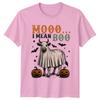 Mooo I Mean Boo TShirt Farm Animals Halloween Gift For Him And Her