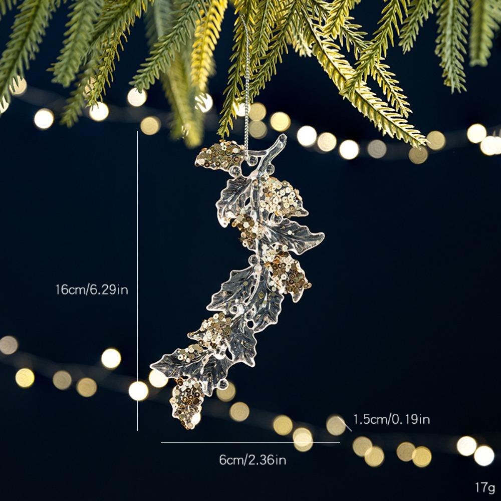 Acrylic Christmas Tree Ornaments DIY Crystal Hanging New Christmas Crystal Pendants Indoor Outdoor