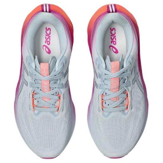 Asics Novablast 5 Удобная посадка Амортизация Дышащие Легкие Отзывчивые Беговые кроссовки Женские Кроссовки Светло-голубые 1012B989-400