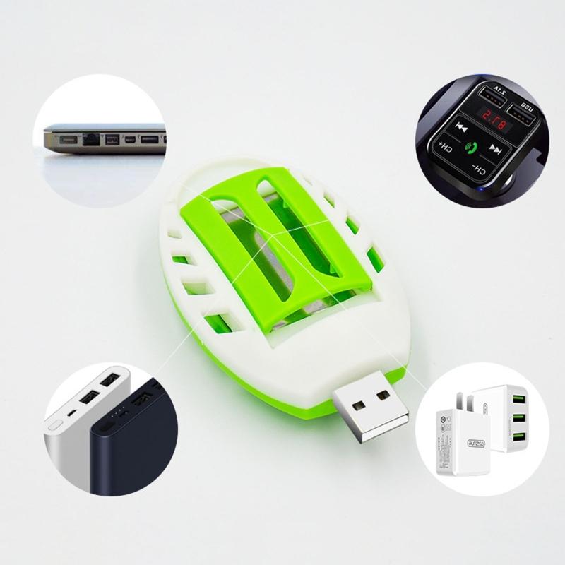 Портативный USB-репеллент от насекомых и комаров, пластиковый нагреватель для благовоний, контроль, сон, дом