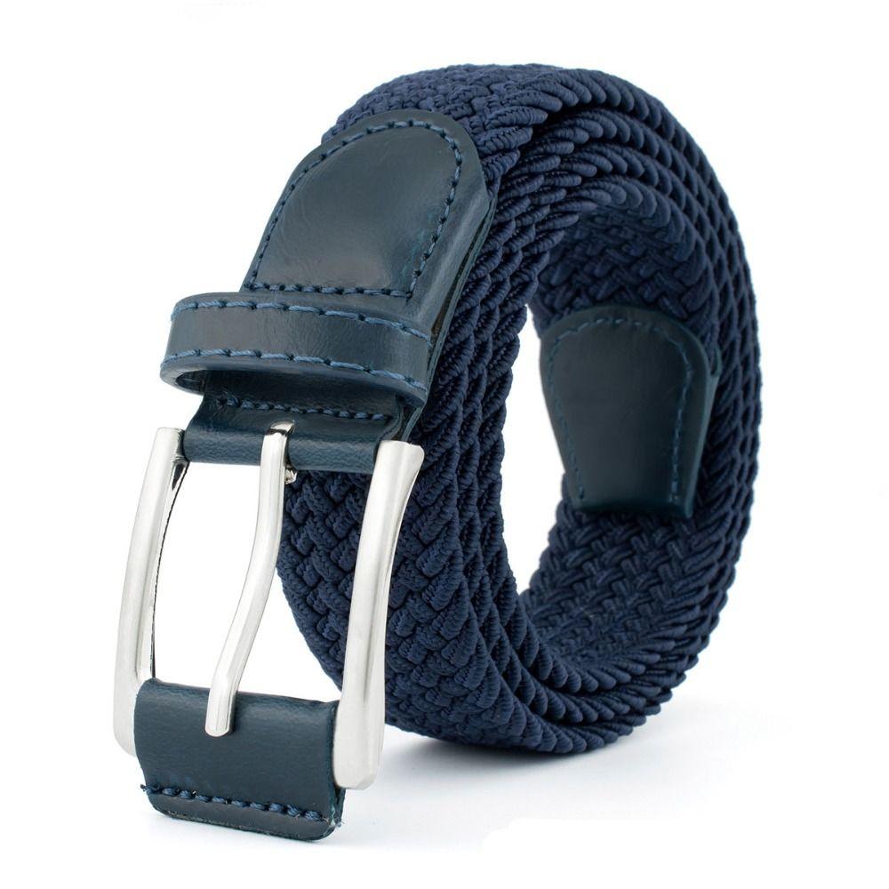 Adjustable Weave Belt Men Waistband Braided Waist Belt Fashion Nylon Woven Belts Male