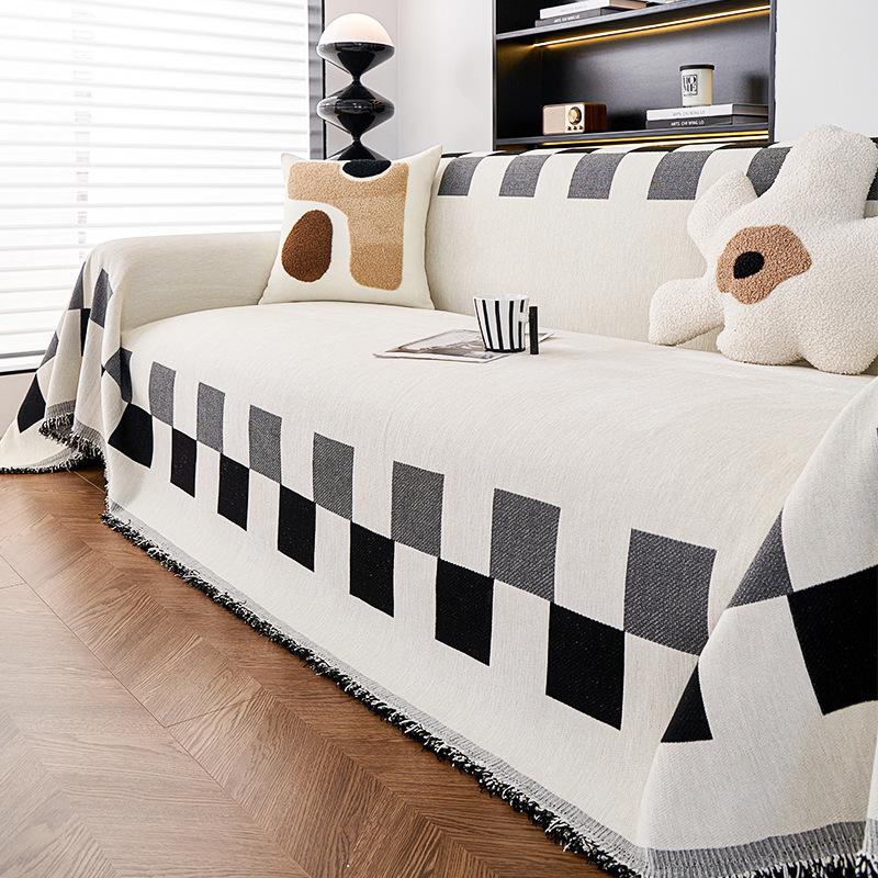 Полотенце для дивана из синели, универсальный универсальный чехол для дивана Four Seasons, пылезащитный чехол, цельный чехол для дивана, ткань с защитой от царапин