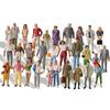 30pcs Diorama Collection Human Figures Figures Painted People Railway Model Building Model Diorama 143
