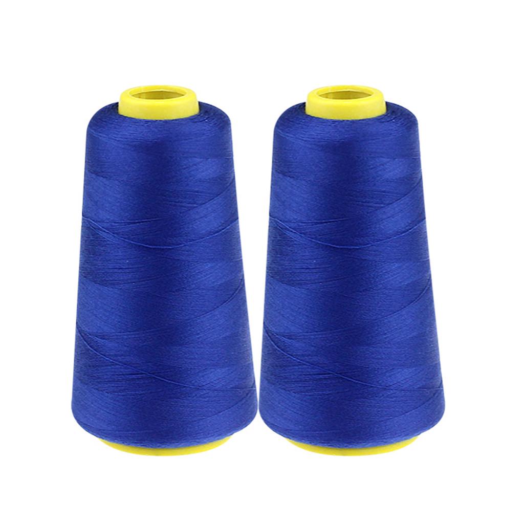 Household Color Polyester Sewing Thread Pagoda Thread 2PC 2300 Yards