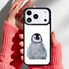 Милый Чехол-Пингвин для iPhone 17 16 15 14 13 Pro Max Задняя Крышка для 12 11 Pro Coque