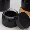 Plastic Lid Empty Jars Black Glass Cream Jar Cosmetic Container 10/30/60g Glass Bottle Make Up Container Travel Cosmetic Jars