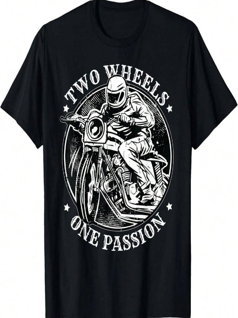 unisex Two Wheels One Passion Racer Outfit T-Shirt