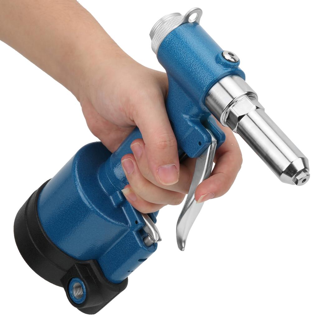 Воздушный заклепочник Пневматический заклепочный пистолет Клепальный инструмент для алюминияЖелезоГвозди из нержавеющей стали