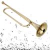 Brass Trumpet School Band Orchestras Kids Bugle with Mouthpiece Musical Instruments Beginners Big Strides Spanish Bugle
